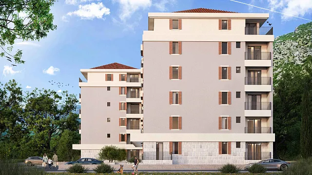 Neues Gebäude im Bau in Bijela