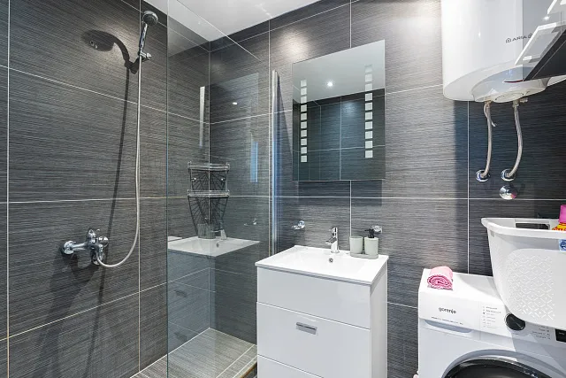 Ein-Zimmer-Apartment in einer Anlage mit Schwimmbad in Pržno — photo 11
