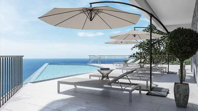 Apartments in a complex with swimming pool in Tivat — photo 4