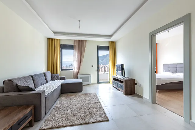 Apartments in a newly built building in the center of Budva — photo 10