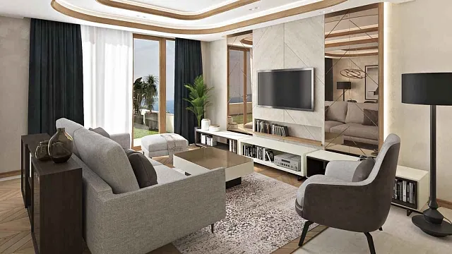 Townhouses and villas in Rezevici in a residential Premium complex with underground parking and swimming pools — photo 8