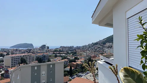 Apartment mit zwei Schlafzimmern und Meerblick in Budva