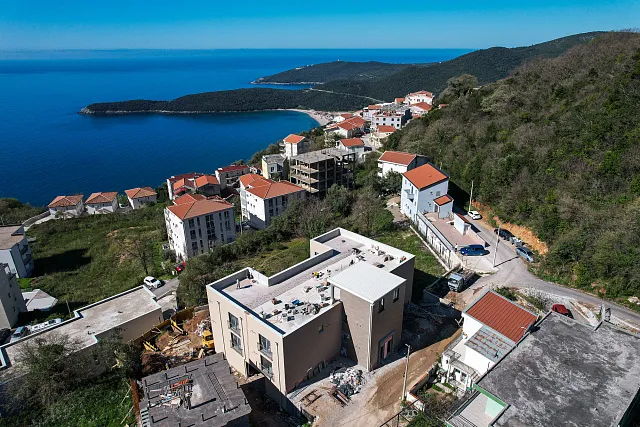 Modernes Boutique-Hotel mit Panoramablick auf das Meer in Seoce, Budva