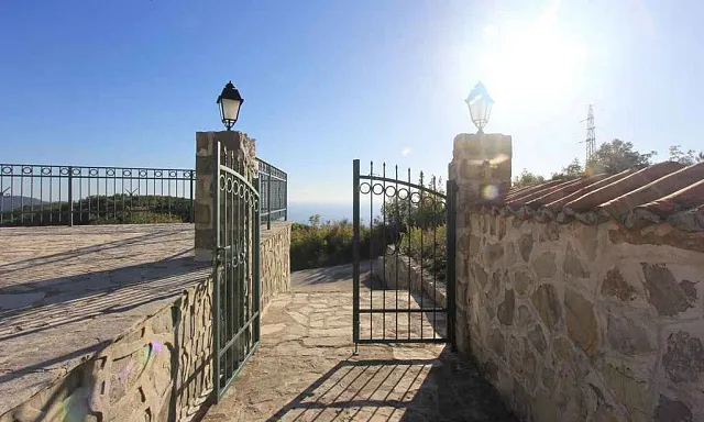 Rustikale Villa mit Meerblick