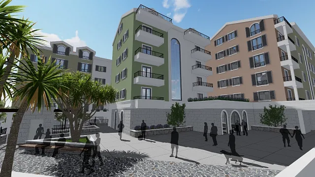 Wohnungen in neuem Komplex in Tivat — photo 8