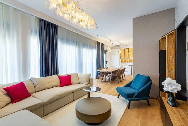 Penthouse in einem Neubau in Becici in der Nähe des Meeres — photo 34