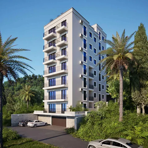 Moderne Neubauwohnungen mit Meerblick in Bečići
