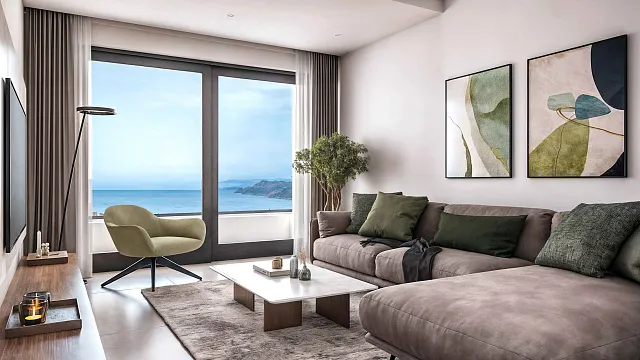 Apartments in Bar mit Pool und atemberaubendem Meerblick — photo 11