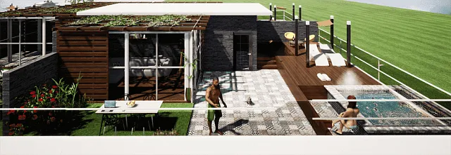 3256 Budva Becici penthouse 2r 90+100m2 — photo 2