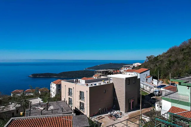 Modernes Boutique-Hotel mit Panoramablick auf das Meer in Seoce, Budva