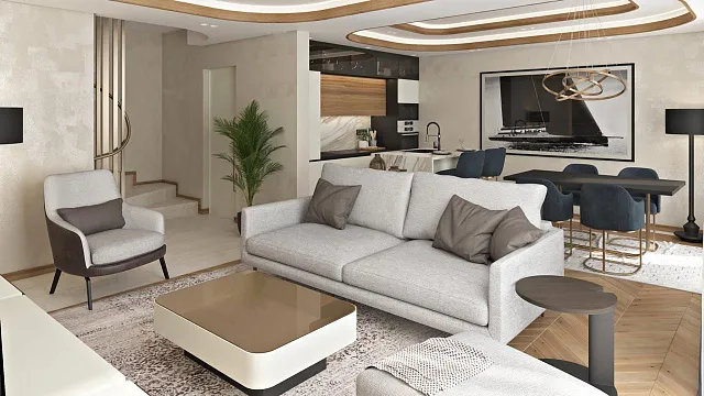 Townhouses and villas in Rezevici in a residential Premium complex with underground parking and swimming pools — photo 9